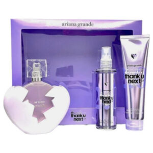 ESTUCHE ARIANA GRANDE THANK U NEXT 2.0 3 PIEZAS 100ML + CREMA + BODY SPRAY