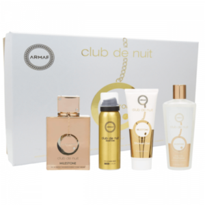 Estuche Armaf Milestone 4pz Perfume 100ml + Mini + Body Spray 50ml + Shower Gel + Shampoo