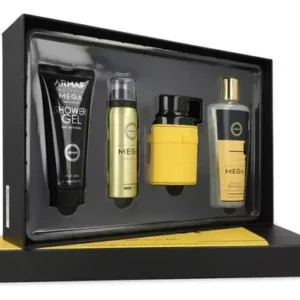 Estuche Armaf Odyssey Mega Hombre 4PZ Perfume 100ml + Shower Gel + Body Spray + Shampoo
