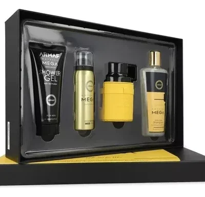 Estuche Armaf Odyssey Mega Hombre 4PZ Perfume 100ml + Shower Gel + Body Spray + Shampoo