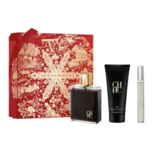 ESTUCHE CAROLINA HERRERA CH MEN EDT 3PZ PERFUME 100ML + MINI 10ML + AFTER SHAVE 100ML