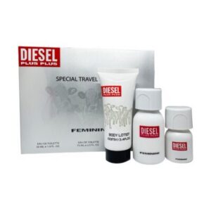 Estuche Diesel Plus Plus Dama Perfume 75ml+ Mini 30ml+Crema 100ml