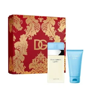 Estuche Dolce Gabanna Light blue dama 2 pz 100ml + crema 50ml
