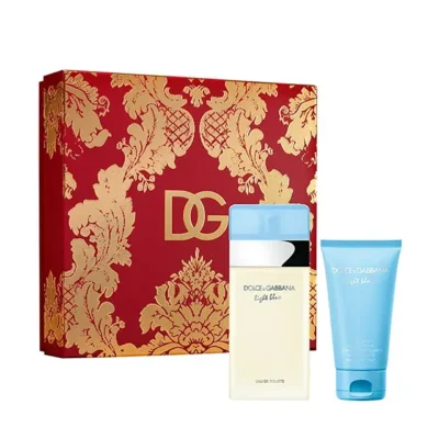 Estuche Dolce Gabanna Light blue dama 2 pz 100ml + crema 50ml