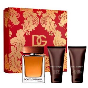 Estuche Dolce Gabanna The One hombre EDT 3 PIEZAS PERFUME 100ML + SHOWER GEL + BALSAMO