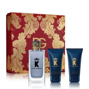 ESTUCHE DOLCE & GABBANA KING EDT PERFUME 100ML + AFTER SHAVE 50ML + SHOWER GEL 50ML