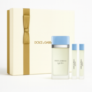 Estuche Dolce Gabbana Light Blue Dama 3PZ Perfume 100ml + Mini 10ml + Mini 10ml