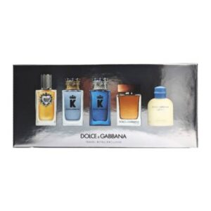 Estuche Dolce Gabbana Miniatura Hombre 5Pz