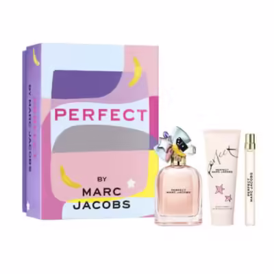 ESTUCHE MARC JACOBS PERFECT 3PZS 100ML EDP + GEL DE BAÑO + MINI