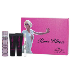 ESTUCHE PARIS HILTON CLASICO MUJER 4 PIEZAS 100ml EDP + 10ml EDP + Crema + Gel de Baño