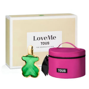 ESTUCHE TOUS LOVE ME EMERALD ELIXIR PARFUM 2PZ PERFUME 90ML + BOLSO