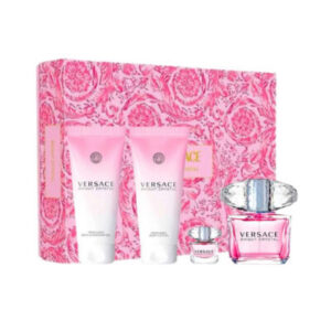 Estuche Versace Bright Crystal 4 PZ CREMA + PERFUME + SHOWER GEL + MINI