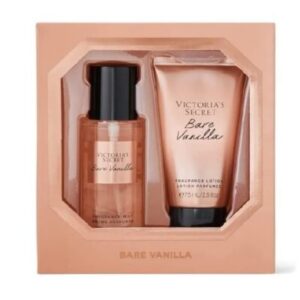 ESTUCHE VICTORIA SECRET BARE VAINILLA 2PZ PERFUME 75ml + CREMA 75ml